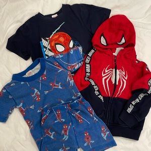 4-5T Spiderman Set